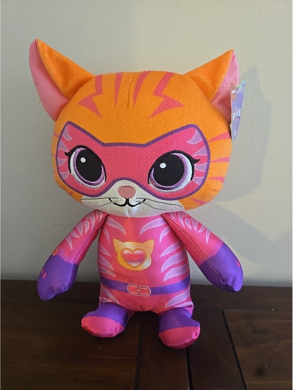 Large 15" Super Kitties- Ginny Plush- 15"- Disney JR. New W/Tags Kohl's Cares